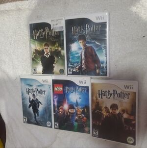 Nintendo Wii Harry Potter Game Collection - Black, Blue, Red